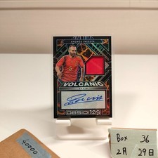 2022-23 Panini Andres Iniesta 20/30 Autographed Card Spain Obsidian Volcanic