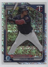 2024 Bowman Chrome Prospects Mini-Diamond Refractor Carlos Silva #BCP-120 8d2