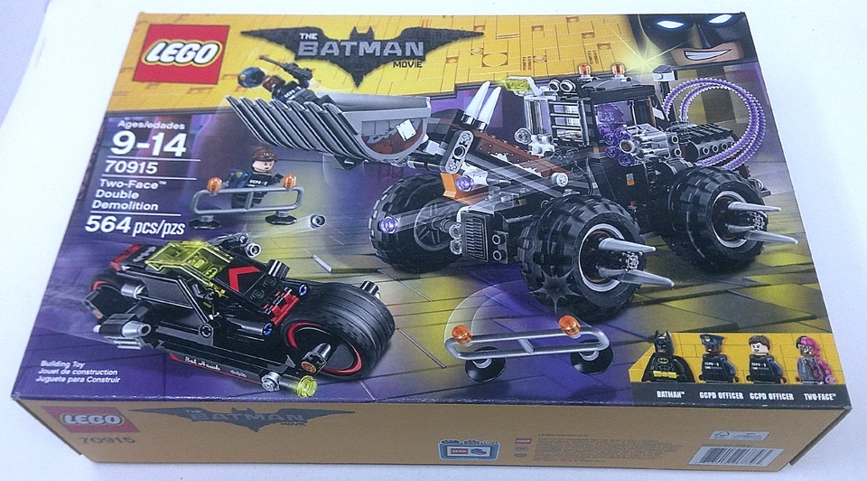 LEGO Batman 70915 Two-Face Double Demolition 564 Pieces Brand New & Sealed - Image 2 of 4
