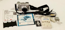 Olympus C-750 Ultra Zoom Digital Camera Powers On No Memory Card w/Strap Remote