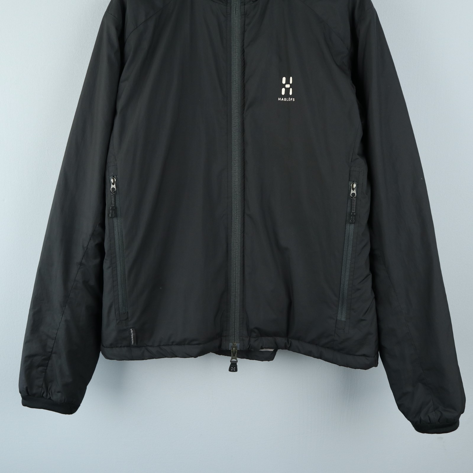 HAGLOFS Womens Black  Full Zip Thermolite Jacket Size L image 3