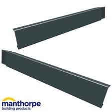 Manthorpe SmartVerge Linear Dry Verge Grey 750mm Coverage (Original PVC version)