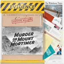 Unsolved Murder Mystery Game - Cold Case Files Investigation Detective Evidence 