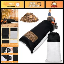 Large Lawn Tractor Leaf Bag - 79x52 Inch Grass Catcher, Extra Large Capacity, He