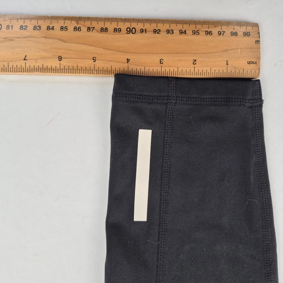 Leggings CHAMPION Medianos 12 14 Negros Para Mujer Poliéster Elastizados Reflectante Logo Foto 3 de 4