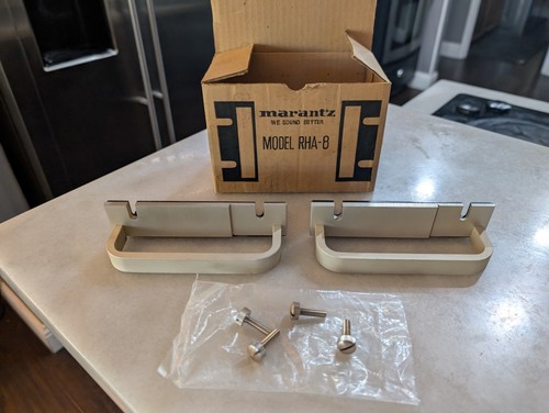 Marantz RHA-8 Rack Handles NOS Super Rare BUT BOTH are same side?