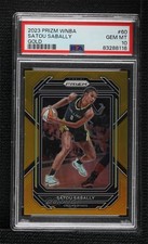 2023 Panini Prizm WNBA Gold Prizm 10/10 Satou Sabally #60 PSA 10 GEM MT 10vh