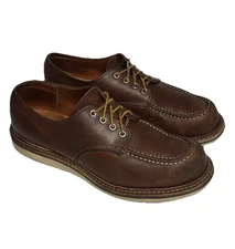 Red Wing Heritage 8109 Brown Moc Toe Brown Leather USA Shoes UK 10 US 11