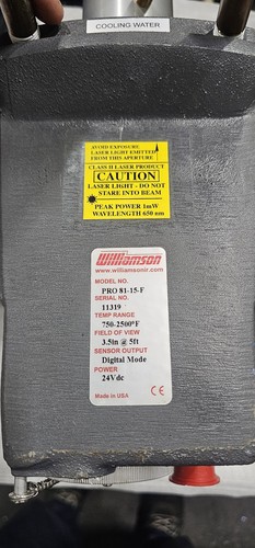 PREOWNED- Williamson PRO 81-55-C 750-1475°C FOV-0.15” @ 12” 24VDC