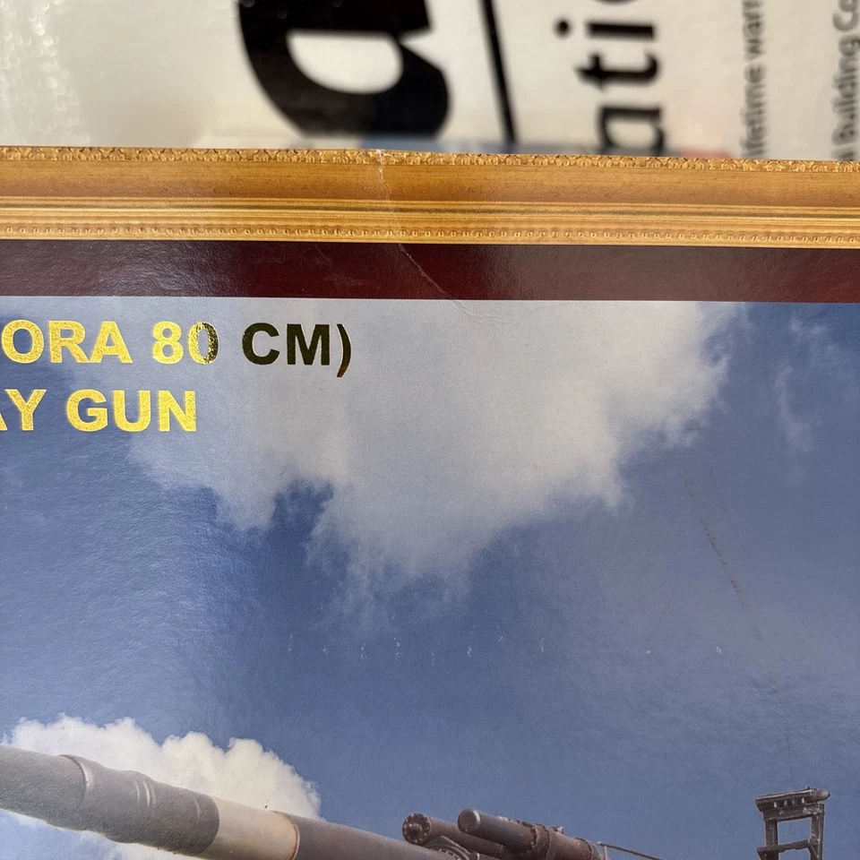 Fujimi 1/144 Scale Dora 80cm WWII German Super Heavy Railway Gun Model Kit Tank — 第 3/4 张图片