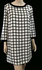 Light And Breezy Lined J Crew NWT Windowpane Mod Shift Dress 10 M