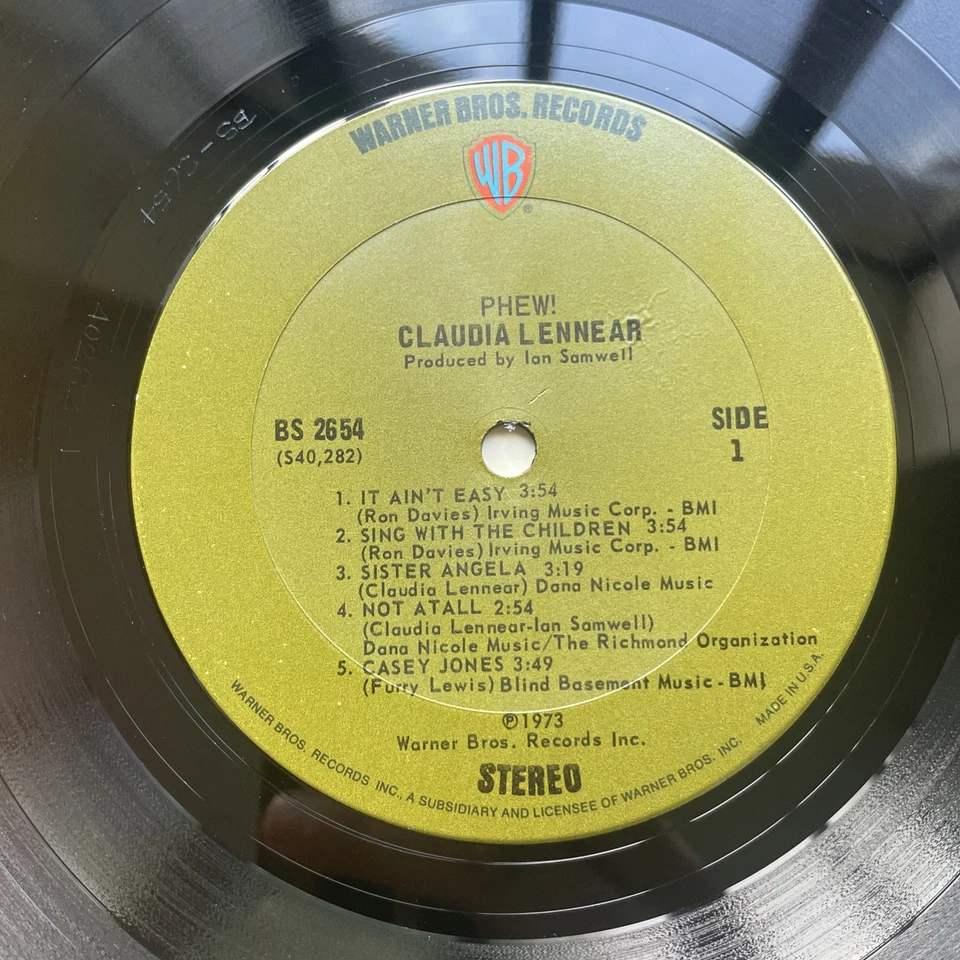 US LP CLAUDIA LENNEAR – Phew! – WARNER BS 2654 - 1973 - Photo 2/4