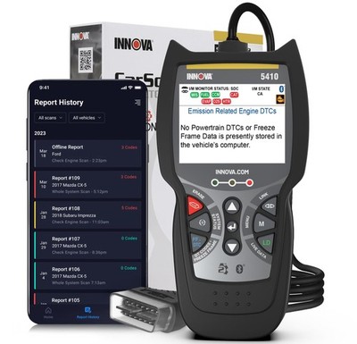Innova 5410 OBD2 Scanner Diagnostic Tool Cars Trucks Engine ABS SRS Bluetooth