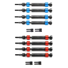 2/4PCS Steel Front&Rear Universal Drive Shaft for Traxxas 1/10 MAXX 4S 89706-4