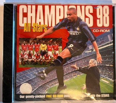 Soccer Champions 98 All Stars. CD-ROM. UK. RARE. New/Sealed. K
