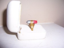 Vintage 1947 Lone Ranger Atomic Bomb Adjustable Ring/Kix Cereal