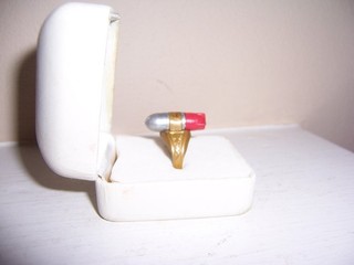 Vintage 1947 Lone Ranger Atomic Bomb Adjustable Ring/Kix Cereal