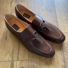 French Shriner Mens 13 B Burgundy Tassel New w/o Box Made In Italy — photo 6