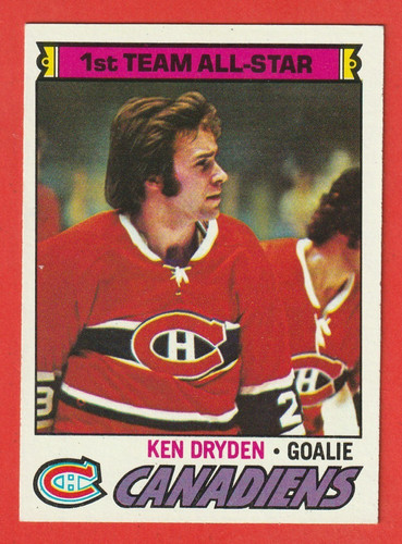 Ken Dryden #100 1977 Topps card