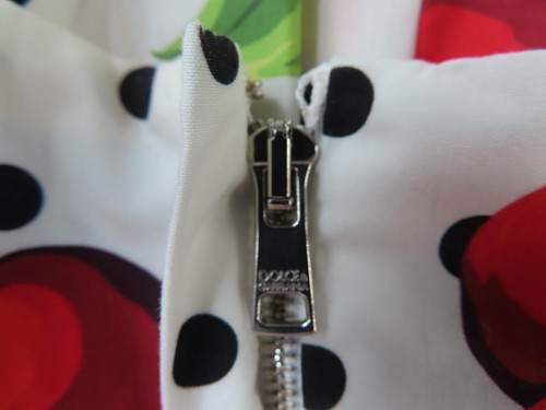 Dolce & Gabbana White/Multicolor Cherry & Polka Dot Print Dress 38/US 2 - Picture 3 of 12