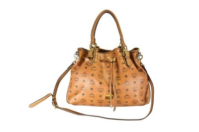 MCM TASCHE SCHULTERTASCHE vintmarket.de GROß COGNAC 5097