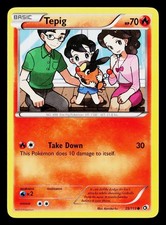 Pokemon TCG Tepig Fire Common Legendary Treasures 25/113 NM