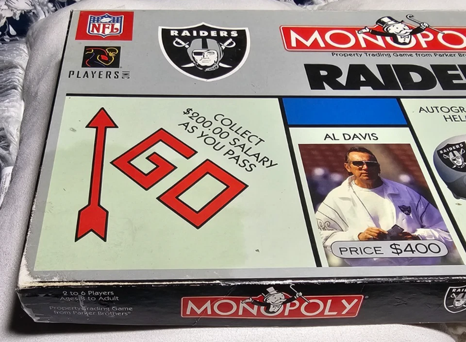 Monopoly Raiders Collector's Edition 2004 NFL Football Game Hasbro 95% Complete - Image 3 of 4