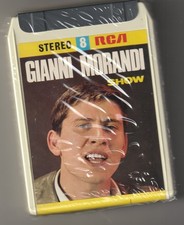 GIANNI MORANDI RARA STEREO 8‎–GIANNI MORANDI SHOW +sigillata MORRICONE-ENRIQUEZ