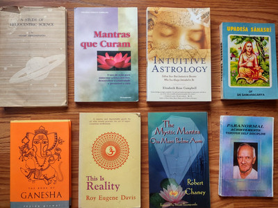 RARE Book Lot x8 Hinduism Mysticism Deity Meditation Spirituality Tantric Mantra