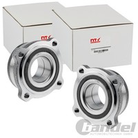 2X Nty RADLAGER-SATZ Hinten Beidseitig Passend FÜR Bmw X5 X6 Links+Rechts