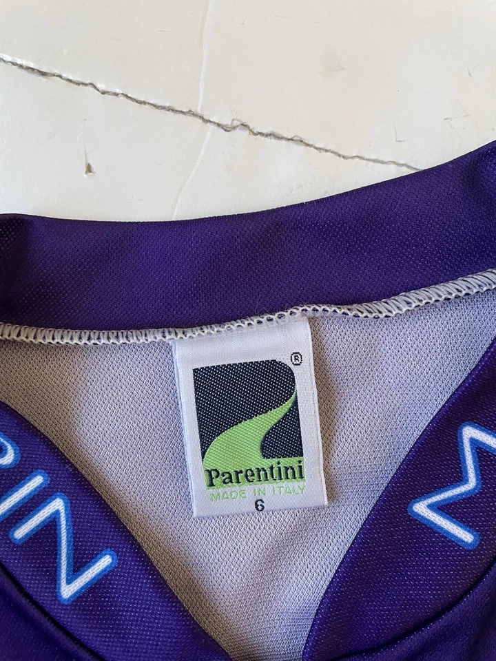 vintage '90's Marin Mountain Bikes Cycling Jersey Made in Italy Size XL purple - Image 3 of 4