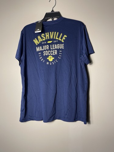 Adidas Mujer Nashville Fútbol Club MLS Camiseta Manga Corta Talla 2XL Azul Nueva - Imagen 5 de 7