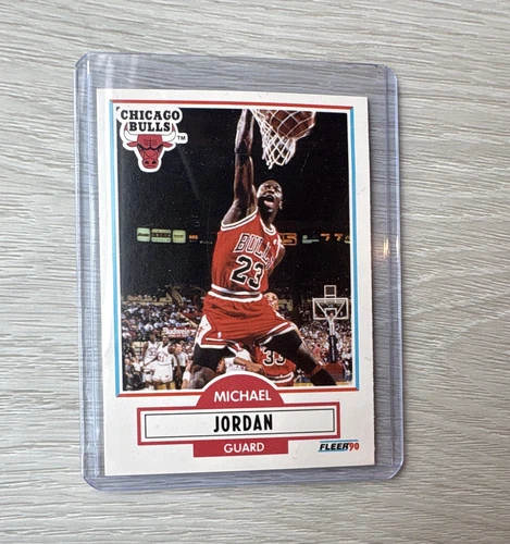 🔥 Rare Michael Jordan 1990-91 Fleer #26 💎 Chicago Bulls GOAT