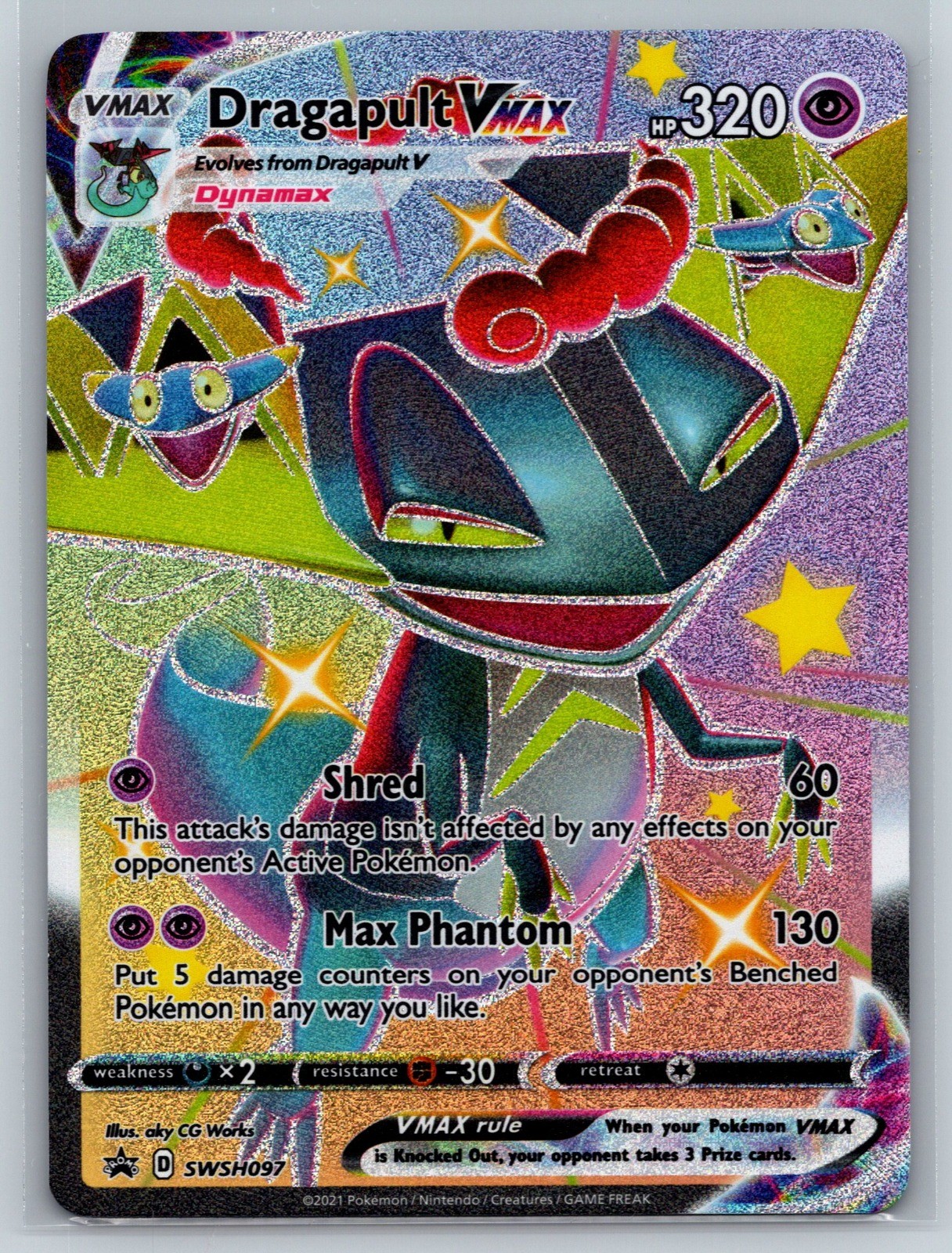 Dragapult VMAX Holo Promo SWSH: Sword & Shield Promo Cards SWSH097 NM