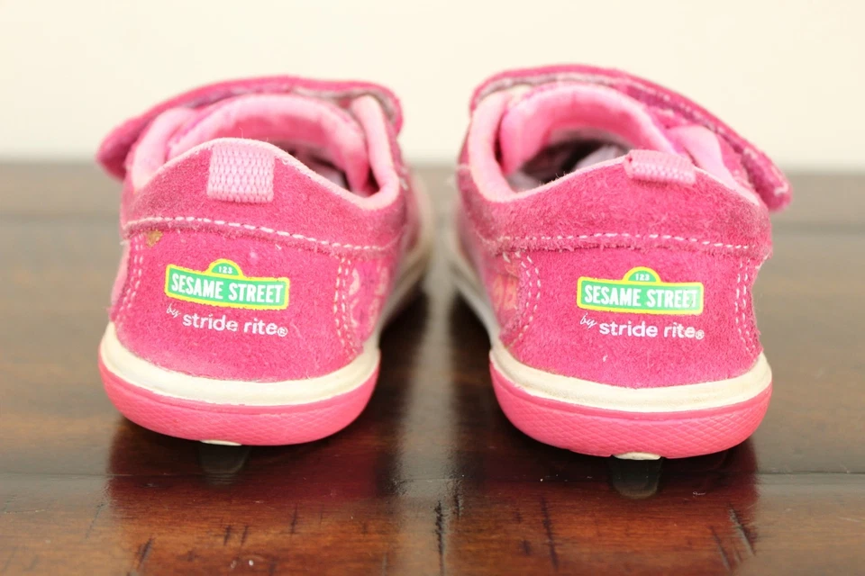 ZAPATILLAS Stride Rite ABBY CADABBY Niñas Pequeñas 5.5 W Zapatos Anchos Calle Sésamo Foto 3 de 4