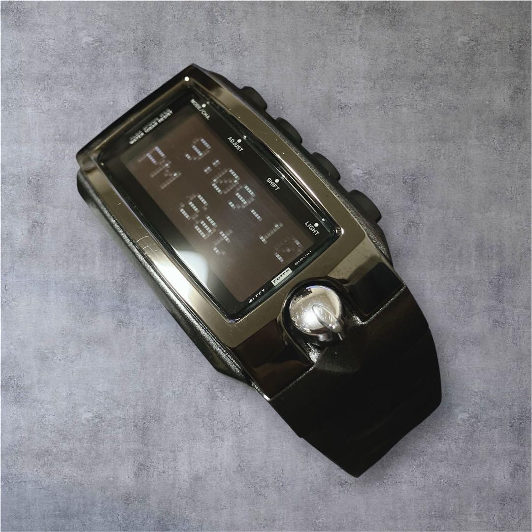 Mint SEIKO ALBA Spoon Web Digital Watch W440-4000 Aut… - Gem
