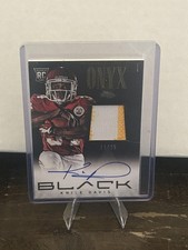 2013 Panini Black #19 Knile Davis Onyx Rookie Signature Materials Gold #/25