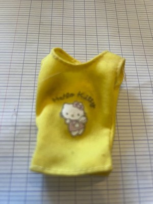 HELLO KITTY T-SHIRT FÜR BARBIE PUPPE ETIKETT SAN RIO