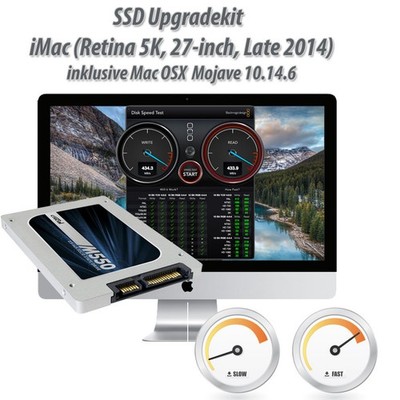 1TB SSD Upgradekit für iMac (Retina 5K 27-inch, Late 2014) inkl.Werkzeug 10.14.6