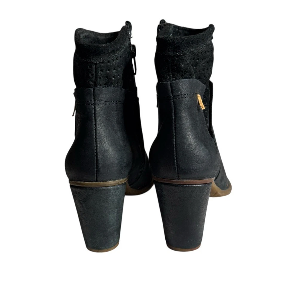 El Naturalista Womens Colibri N495 Leather Boot Black Ankle Booties EUR 41 US 10 - Image 3 of 4