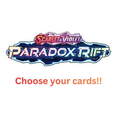 Pokemon Paradox Rift - Normal and Reverse Holo Singles - Choose Your Cards