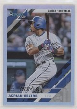 2019 Donruss Variation Career Stat Line /500 Adrian Beltre (Grey Jersey) HOF 9s4