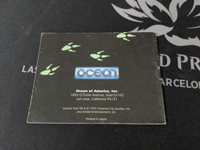 Nintendo NES Jurassic Park Instruction Manual Booklet Only No Game Authentic!