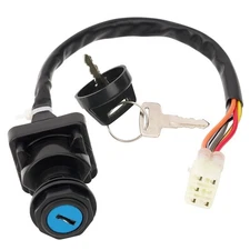 Ignition Key Switch 37110-38F19 Compatible with Suzuki LTA LTF 400 Eiger LTA ...