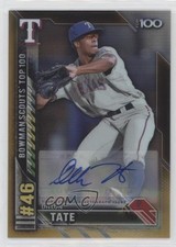 2016 Bowman Scouts' Top 100 Auto /50 Dillon Tate #BTP-46 Auto qp4