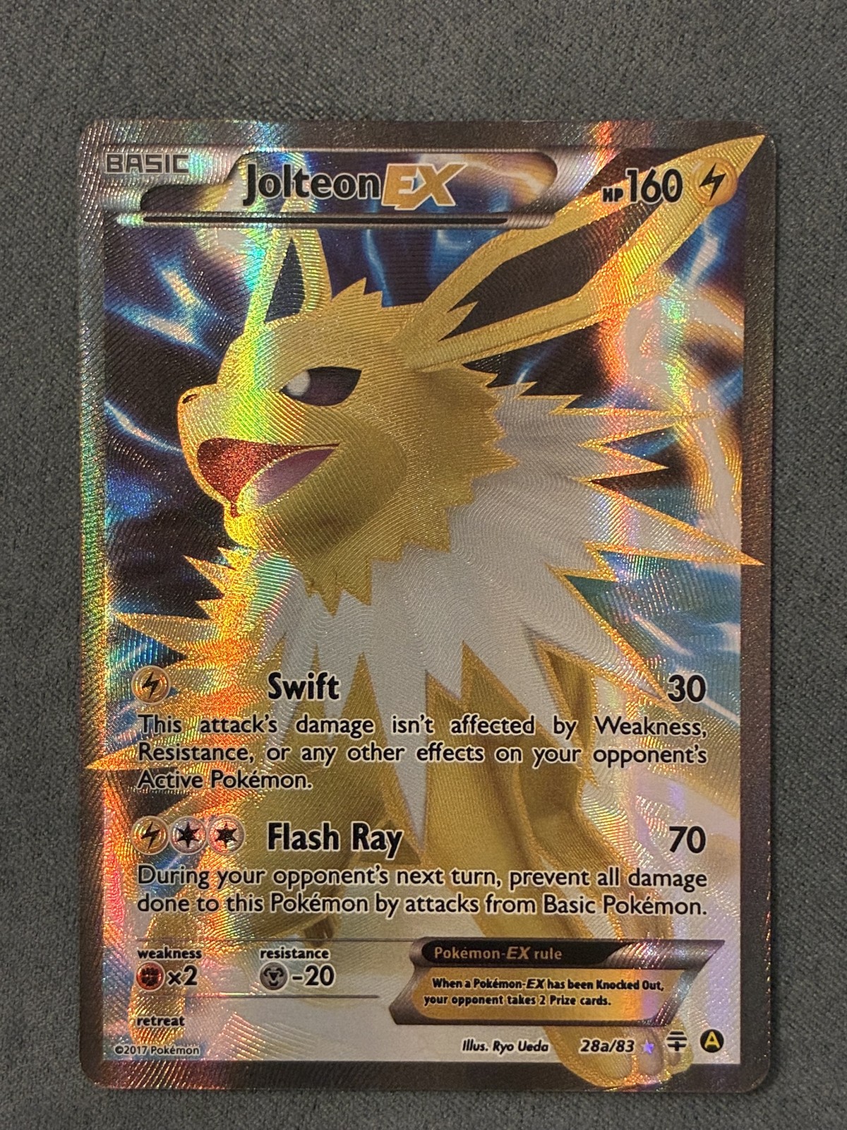 Jolteon EX - 28a/83 Promo Alternate Art Promos 028a/083 LP