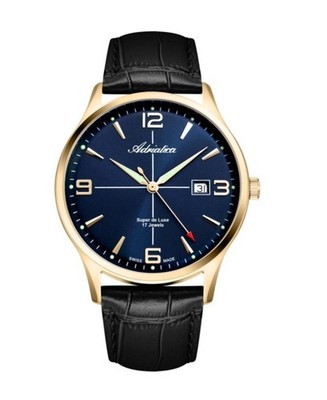 ADRIATICA Men Automatic Casual Watch Classic Dress Waterproof Swiss 42mm