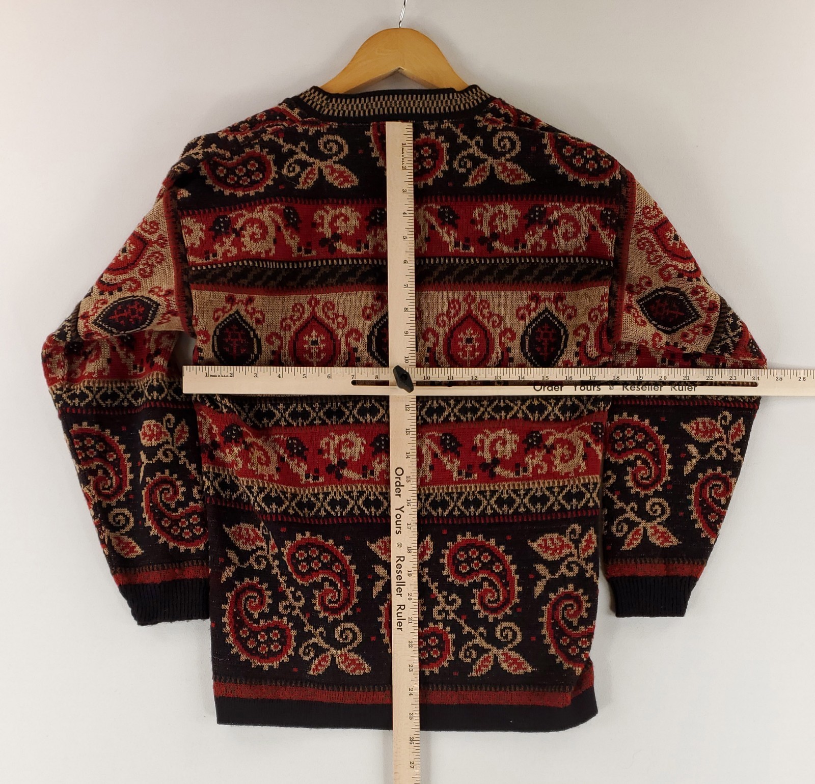 Pendleton Sweater Cardigan Patterned Brown Red Bl… - image 7