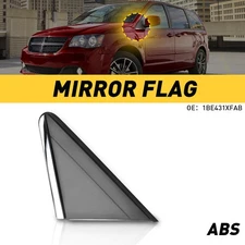 Fit 2008-2020 Grand Caravan Driver Left Fender Trim /Mirror Flags Molding Cover