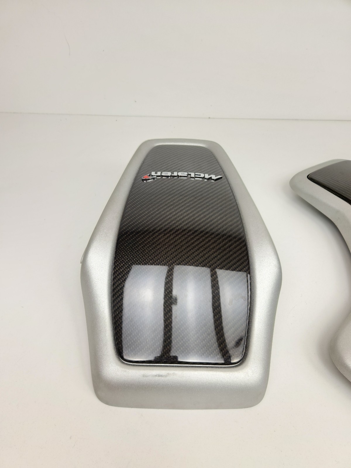 2015-2016 MCLAREN 650S SPIDER CARBON FIBER ENGINE & COOLANT COVER PANEL TRIM OEM
